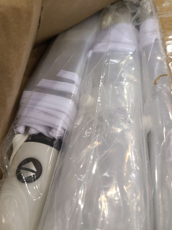 Photo 1 of 20pcs Clear Umbrellas 42 Inch Foldable Lightweight Transparent Umbrella Automatic Open Transparent Travel Umbrella for Women and Men for Rain Outdoor Wedding