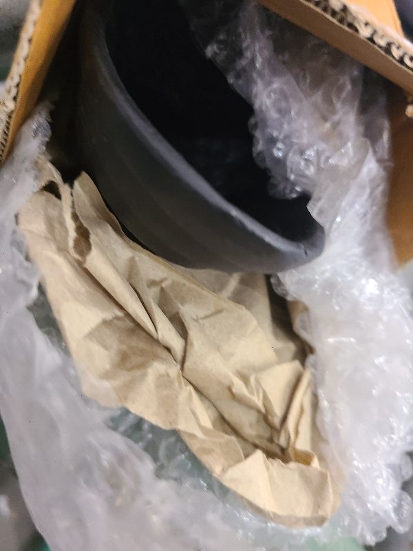 Photo 1 of 47th & Main Durable Black Cast Iron Bowl, Medium, Oval