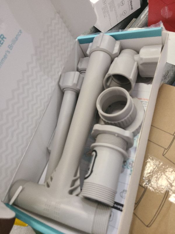 Photo 1 of [Patent Pending] POOLHACKER 2025 Upgrade Pool Fountain - Dual Spray Water Fountains for Above Ground/Inground Pools, 2-in-1 Adjustable Waterfall Pool Sprinkler Fountain (for in-tex & for Best-Way)