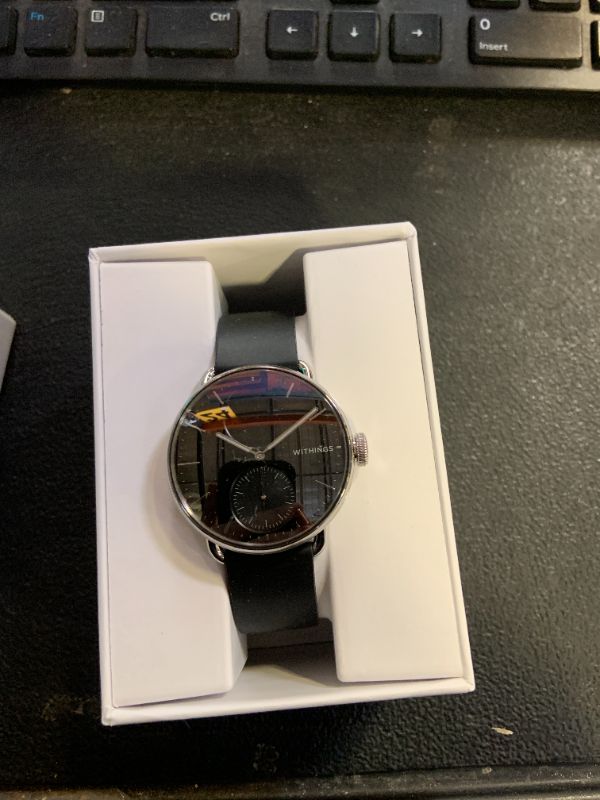 Photo 1 of WITHINGS ScanWatch 2 - Hybrid Smart Watch, Heart Rate Monitoring, Fitness Tracker, Cycle Tracker, Sleep Monitoring, GPS Tracker, 30-Day Battery Life, Android & Apple Compatible, HSA/FSA