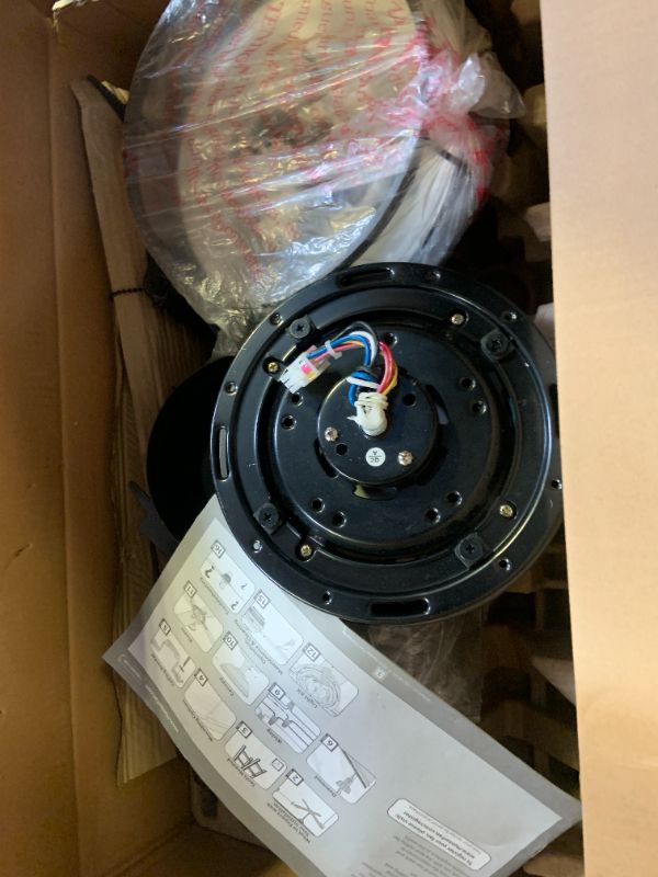 Photo 1 of Hunter 52 inch Outdoor or Indoor Ceiling Fan with LED Light and Pull Chain - Bronze Rustic Ceiling Fan, Standard Mount, 4 Blades, For Patio, Porch, Garage, or Living Room - Ocala 59214, Noble Bronze