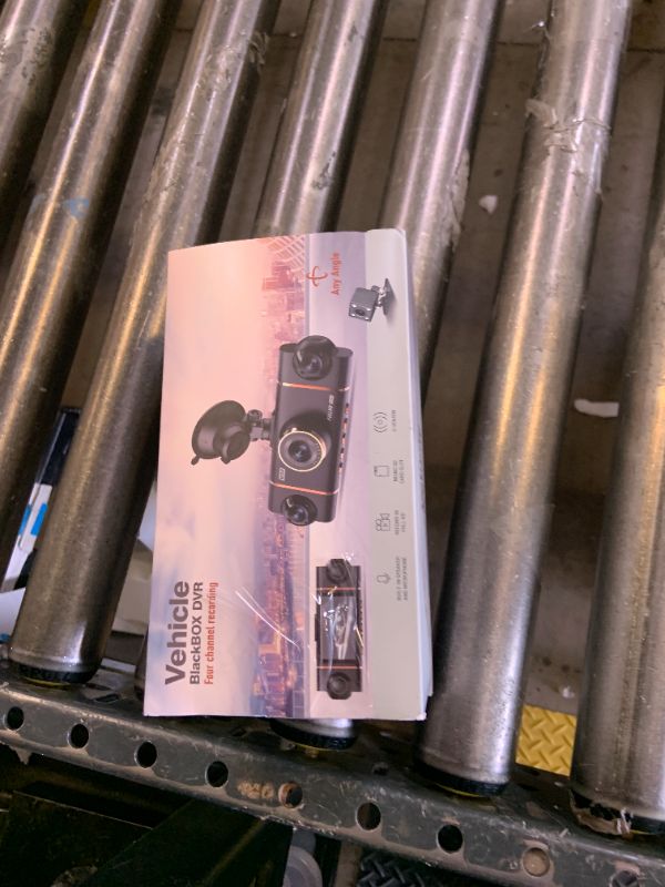 Photo 1 of 4K+1080P*3 FHD Car Camera, 4 Channel 360° Dash Cam Front Rear Inside & Left Right, 5GHz WiFi & App Control, 24H Parking Mode, G-Sensor, 8 IR Lamps Night Vision, Loop Recording, Includes 64GB SD Card