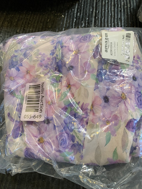 Photo 1 of ASTR The Label Women's Symone Dress, Purple Floral, S
