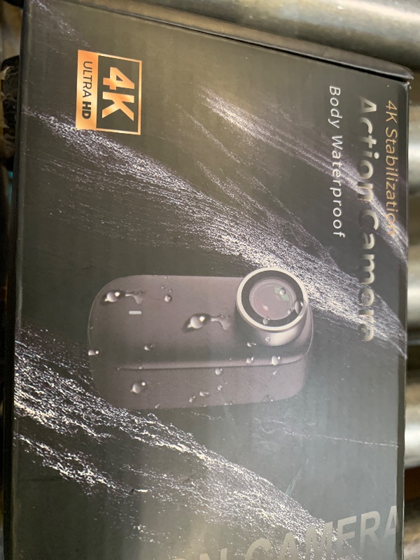 Photo 1 of shenghuo 4K Mini Action Camera 64GB Thumb POV Portable Body Cam Wearable Video Recorder with IPX7 Waterproof?Black?