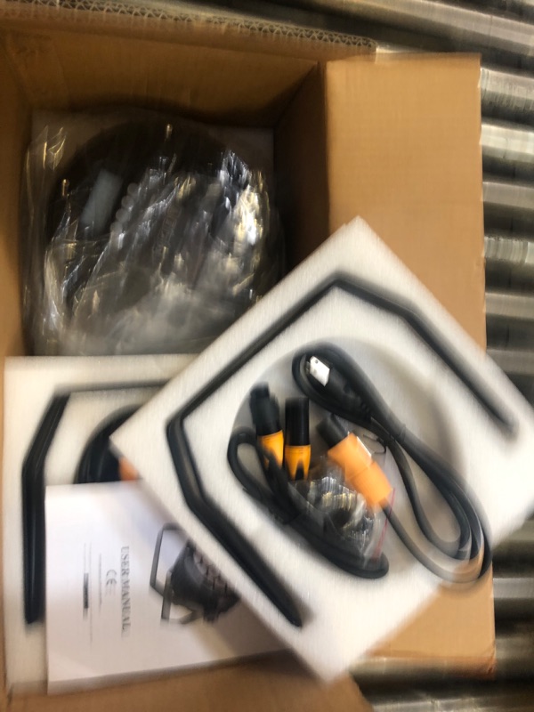 Photo 1 of DJXFLI Outdoor Waterproof Par Lights, IP65 Stage Light, LED Uplights with DMX512 Sound Activated, DJ Lighting for Christmas Event Party Wedding Disco (2, 6 Colors Mixed)