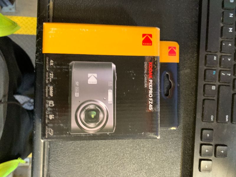 Photo 1 of Kodak PIXPRO FZ45 Digital Camera, 16MP Point & Shoot with 4X Optical Zoom, 27mm Wide Angle, 2.7 Inch LCD, 1080p Video, Black