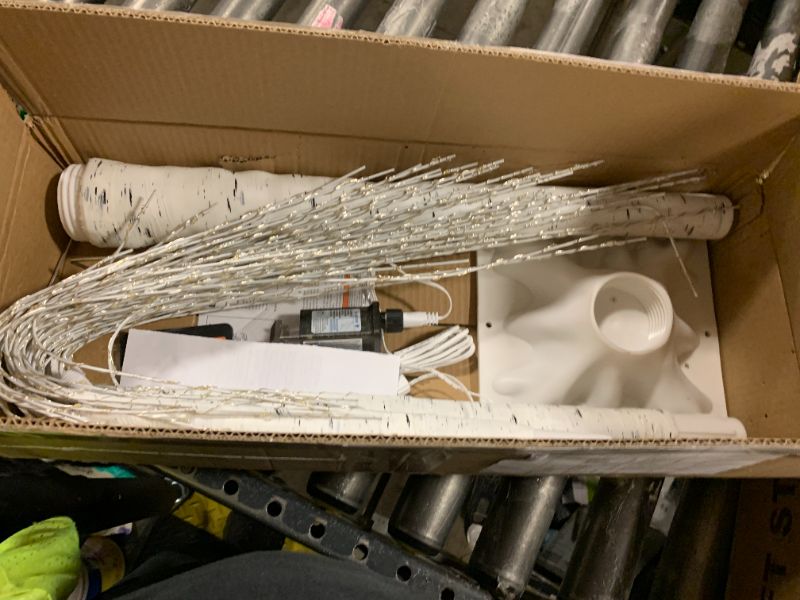 Photo 1 of 6FT Lighted Birch Tree, Birch Tree with 880 LED Lights, 8 Twinkling Modes and Timer, Dimmable, Twinkle Christmas Tree for Indoor Outdoor Home Party Garden Wedding Decorations