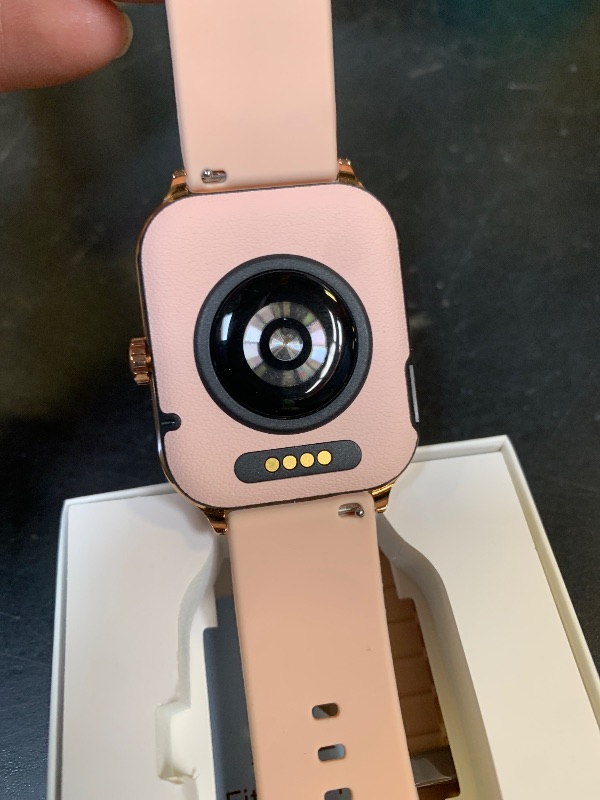 Photo 1 of Smart Watch for Women Men with Text and Call, 2025 New AI Smartwatches with Heart Rate/SpO2/Sleep/Stress Monitor, 100+ Sports Modes, GPS Fitness Watches Compatible with iOS/Android (Map, Pink)