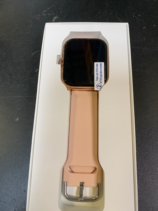 Photo 1 of Smart Watch for Women Men with Text and Call, 2025 New AI Smartwatches with Heart Rate/SpO2/Sleep/Stress Monitor, 100+ Sports Modes, GPS Fitness Watches Compatible with iOS/Android (Map, Pink)