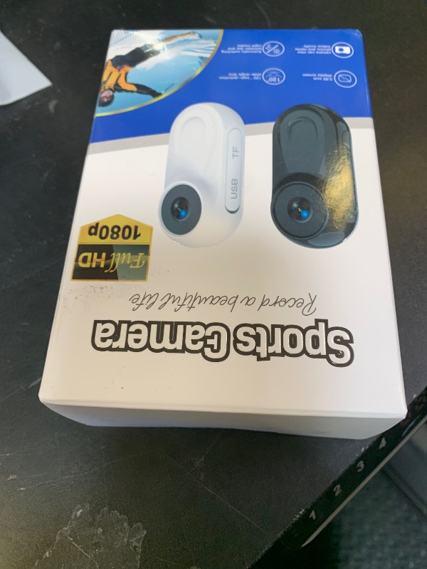 Photo 1 of 1080P Sports Action Camera, Mini Body Camera with Audio and Video Recording, Wearable Action Body Cam, Portable Recorder with Magnetic Back Clip, Camcorder for Traveling, Pet, Vlogging, Cycling