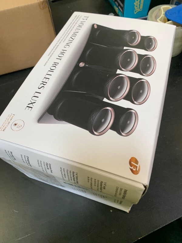 Photo 1 of T3 - Volumizing Hot Rollers LUXE | Premium Hair Curler Set for Long Lasting Volume, Body & Shine | Set of 8-4 XL (1.75") & 4 Large (1.5”)