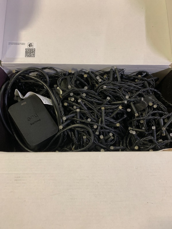 Photo 1 of Philips Hue Indoor/Outdoor Holiday 130-Foot Festavia String Lights - 500 Mini Color Changing Smart LEDs - Weatherproof - Control with Hue App - Works with Alexa, Google Assistant and Apple HomeKit