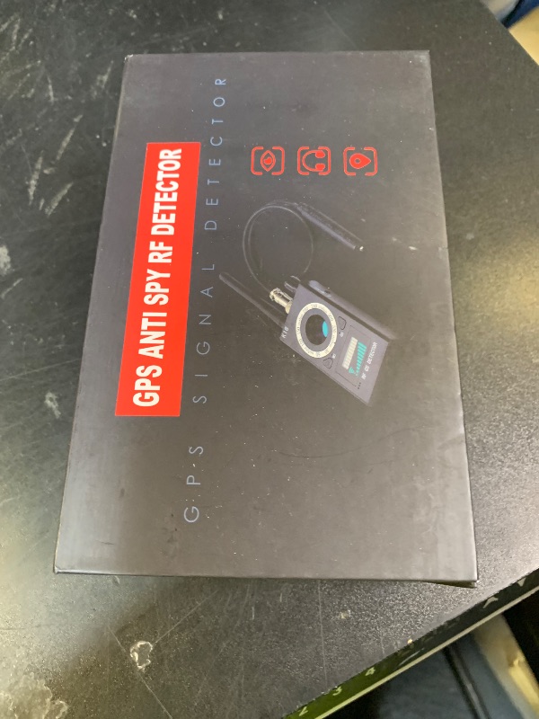 Photo 1 of Hidden Camera Detectors, Anti Spy Camera Finder, GPS Tracker Detector, Hidden Devices Detector for Airbnb, Hotels, Bathroom, Home, Office (Black)