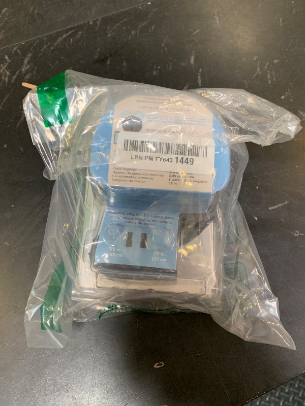 Photo 1 of TotalPond 70 GPH Fountain Pump