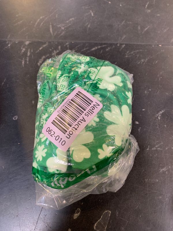 Photo 1 of CuteBone St.Patrick's Day Dog Green Dress Velvet for Small Dogs Girl Puppy Dresses Clover Dog Clothes - L