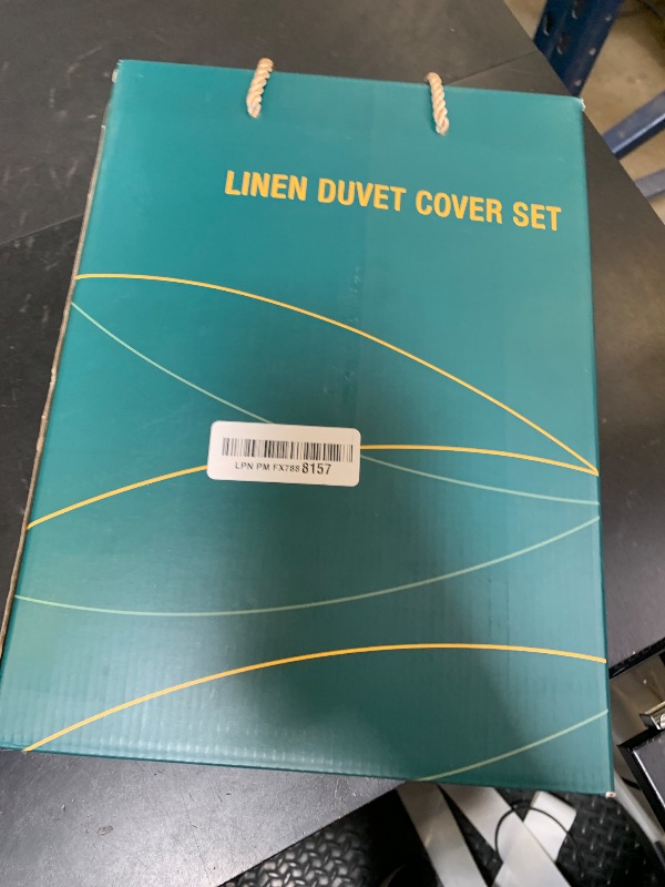 Photo 1 of SONORO KATE 100% French Linen Duvet Cover King Size, Soft Breathable for Hot Sleepers, Moisture Wicking & Durable Cover Set - Zipper Closure & 4 Corner Ties Duvet Covers 3 Piece (Linen,King)