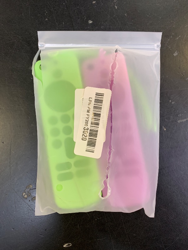 Photo 1 of (2 Pack) Soft Silicone Remote Cover for (newestmodel) Stick HD, 4K Remote Controls, Stick Cover Glow in The Dark, Anti Slip Shockproof Protective Case with Lanyard (Glow Green&Glow Purple)