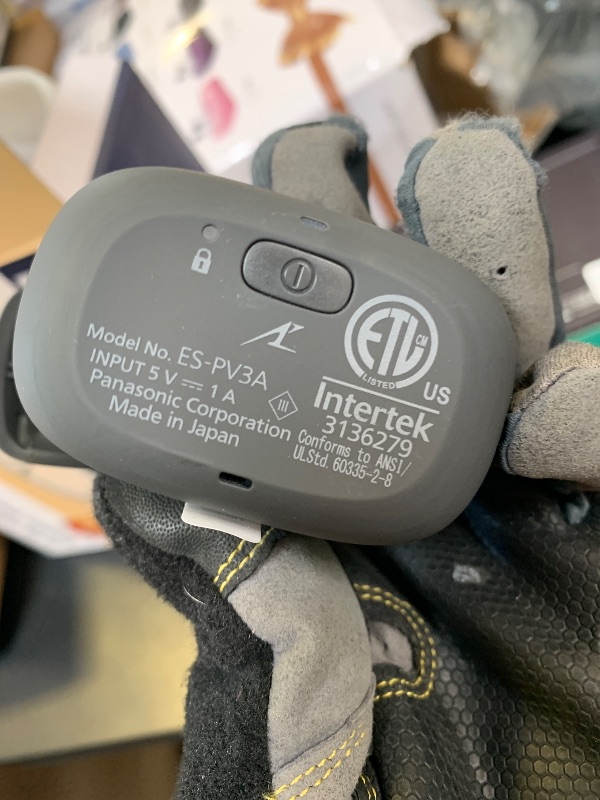 Photo 1 of Panasonic ARC5 Palm-Sized Electric Razor, Handheld Luxury Compact Travel Shaver with 5-Blade Cutting System and USB-C Charging, Wet/Dry - ES-PV3A-K