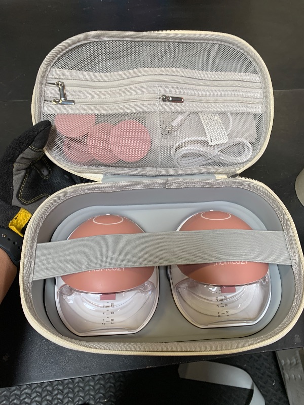Photo 1 of Momcozy Breast Pump Hospital-Grade, Hands Free Breast Pump App with Leak-Proof DoubleFit Flange, Personalized Multi-Modes & 15 Levels, 2 Count