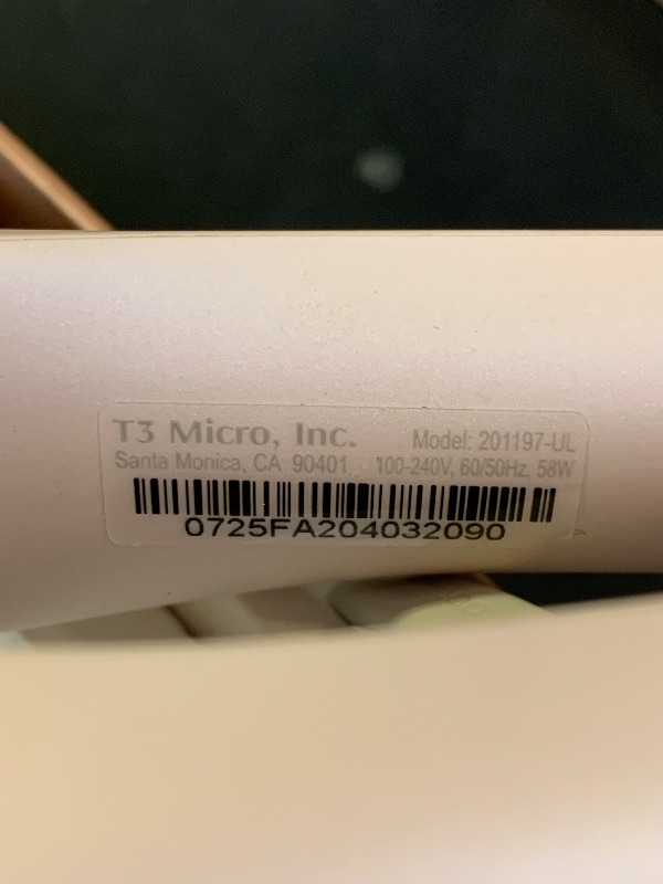 Photo 1 of T3 SinglePass Smooth X Professional Flat Iron with Extra-Long Ceramic Plates for Faster Styling, 9 Heat Settings for All Hair Types, For Straightening, Curling, and Waving