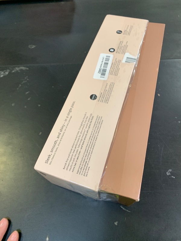 Photo 1 of T3 SinglePass Smooth X Professional Flat Iron with Extra-Long Ceramic Plates for Faster Styling, 9 Heat Settings for All Hair Types, For Straightening, Curling, and Waving