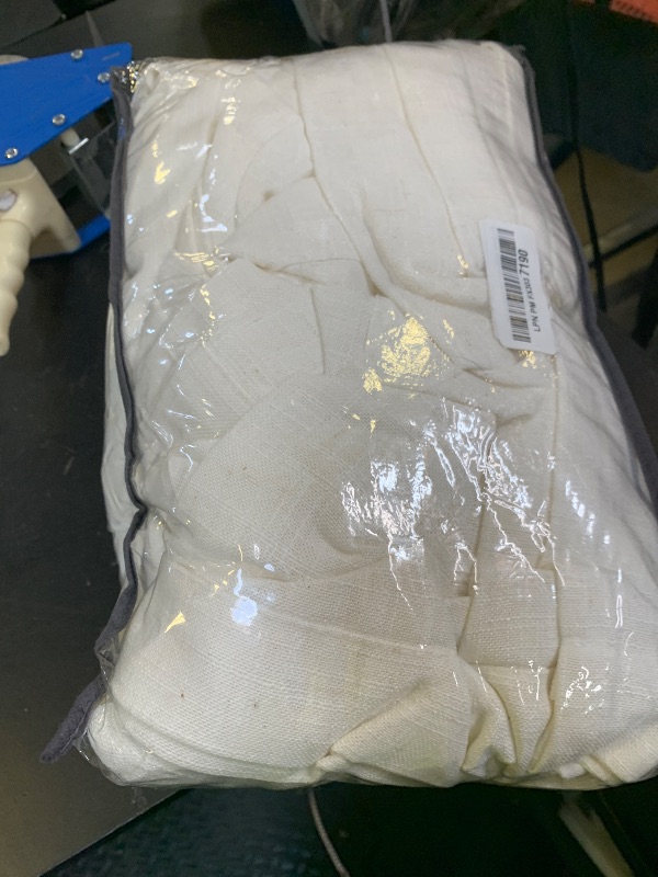 Photo 1 of 102 Inch Long Curtains Pinch Pleat Linen Curtains for Living Room Bedroom 2 Panels Natural Cream Light Filtering Privacy Neutral 102 Inch Pleated Drapes Hooks Rings Back Tab for Window Sliding Door