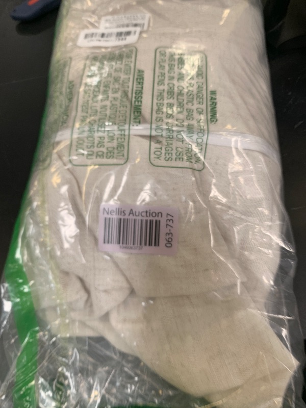 Photo 1 of Aersas Beige Linen Blend Curtains 95 Inch Length 2 Panel Set for Living Room Dining Sunlight Filtering Sheer Privacy Faux Linen Drapes Vintage Farmhouse Back Tab Oatmeal Tan Long Curtains 95 Inches