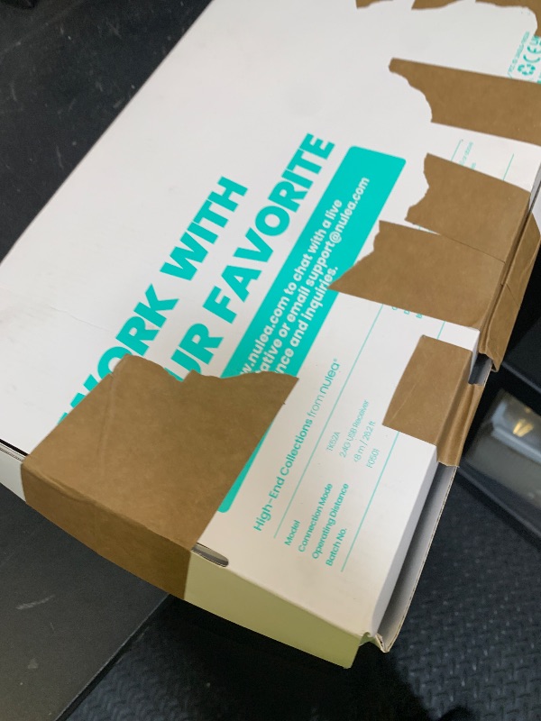 Photo 1 of Nulea RT08 Wave Keys Wireless Ergonomic Keyboard with Cushioned Palm Rest, 2.4GHz Ergo Cordless USB Computer Keyboard, Comfortable Natural Typing, for Laptop, Mac, Windows (Pink)