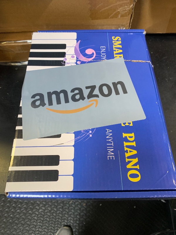 Photo 1 of POGOLAB 88 Keys Roll Up Keyboard Piano, Portable Electric Foldable Piano with Sustain Pedal, 14 Songs, 128 Tones, 128 Rhythms, Rechargeable & Dual BT Function, Music Gift for Beginners