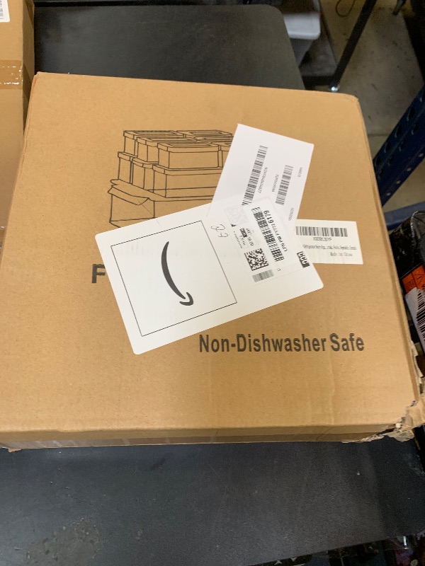 Photo 1 of 10 Pack Refrigerator Pantry Organizer Bins, Stackable Fridge Organizer Bins with Lids, Clear Plastic Food Storage Bins for Kitchen, Countertops, Cabinets, Fridge, Drinks, Fruits, Vegetable, Cereals