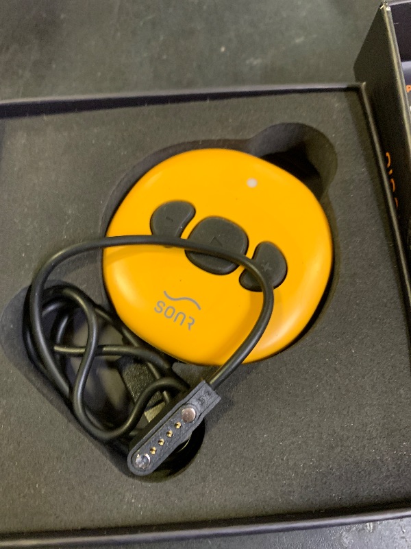 Photo 1 of SONR Music 2 Open-Ear Bone Conduction Swimming Headphones, MP3 Player with 16GB Memory, IPX8 Waterproof for Pool, Open Water & Triathlon Training (Yellow)
