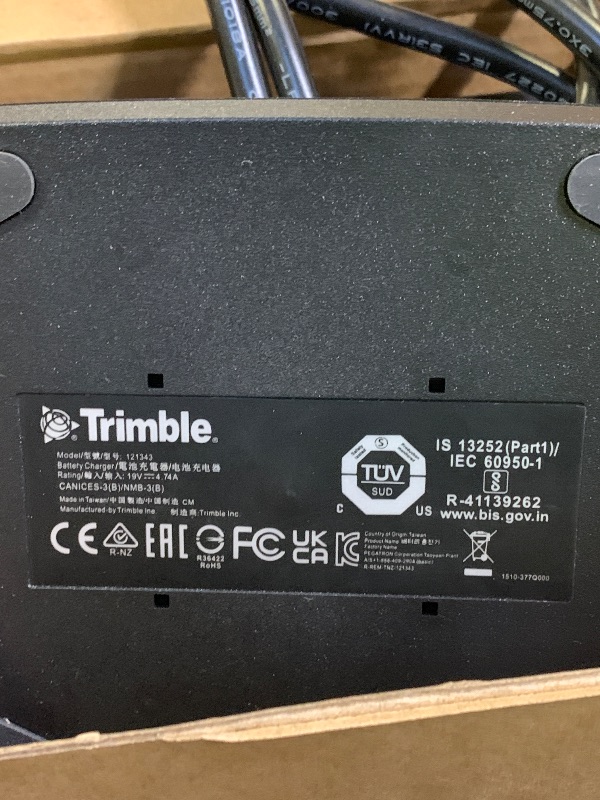 Photo 1 of Dual Charger for Trimble TSC7 GPS RTK Data Collector Ranger 7, TSC7 External Charger 121343 121300 121348-01 Battery Charger
