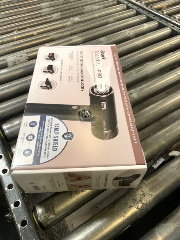 Photo 1 of Shark SpeedStyle Pro Professional Performance High-Velocity Hair Dryer System with Scalp Shield and IQ Speed Styling & Drying Suite, Straight and Wavy Hair, Lightweight, Ionic, No Heat Damage, HD731