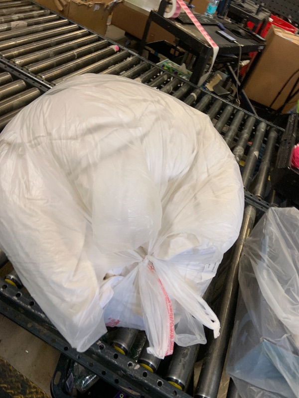 Photo 1 of APSMILE Oversized King Size Down Feather Fibers Comforter, All Seasons Duvet Insert with 100% Organic Cotton, Fluffy Fill-Power Medium Warm Hotel Comforter Insert, (120x98 inches, Ivory White)