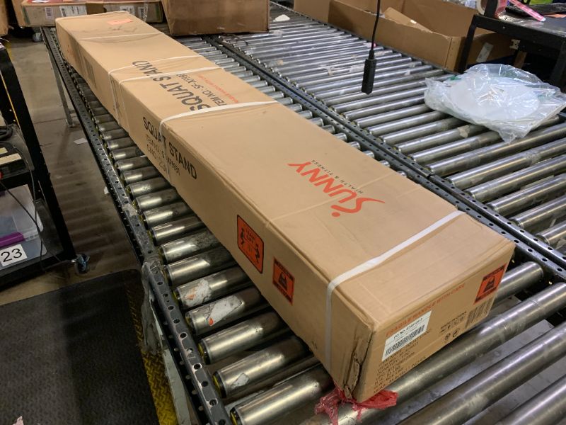 Photo 1 of Sunny Health & Fitness Power Zone Squat Stand Power Rack - SF-XF9931, Upright,Black/Red