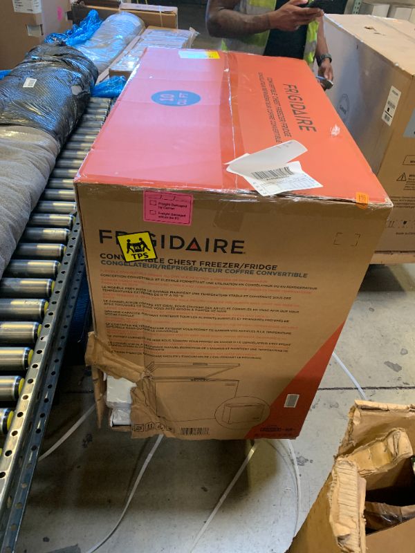 Photo 1 of FRIGIDAIRE 10 Cubic Foot Chest Freezer, 10 cu ft, White