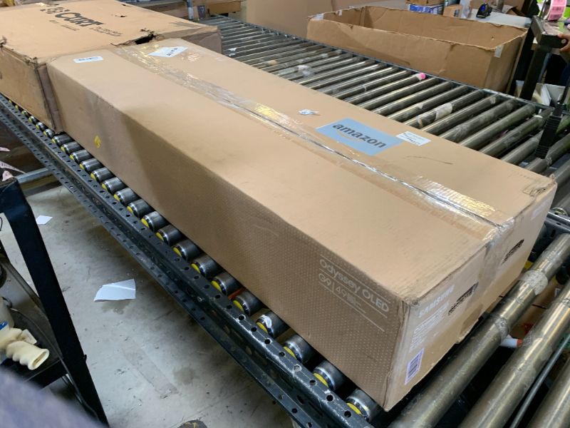 Photo 1 of Samsung 49" Odyssey G93SC Series Curved Gaming Monitor, QD-OLED, 240Hz, 0.03ms, DQHD, G-Sync Compatible, FreeSync Premium Pro, Adjustable Stand