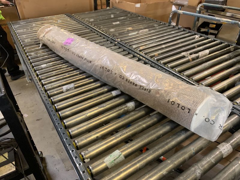 Photo 1 of Loloi Rifle Paper Co. Laurel Collection LAU-02 Linen 5'-3" x 7'-8" Area Rug