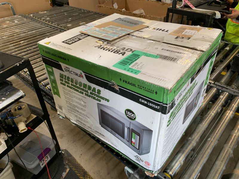 Photo 1 of Winco Commercial-Grade Microwave with Touch Controls, 1,800 W, 1.2 Cubic Feet