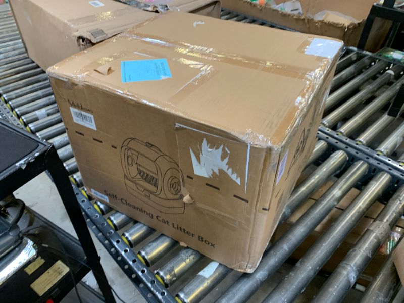 Photo 1 of Mintakawa Automatic Cat Litter Box Self Cleaning - APP Control and Weight Monitoring - Ultra-Quiet, Suitable for Medium Cats and Kittens, Safe Anti-Pinch Litter Box (Assembly Required) - White