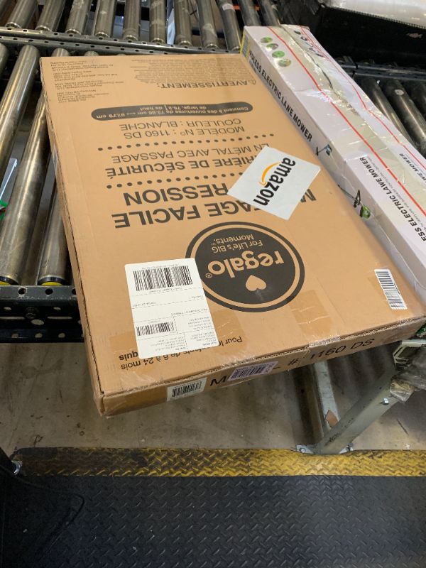 Photo 1 of Regalo Easy Step Walk Thru Gate, White, Fits Spaces between 29" and 39" Wide (White)