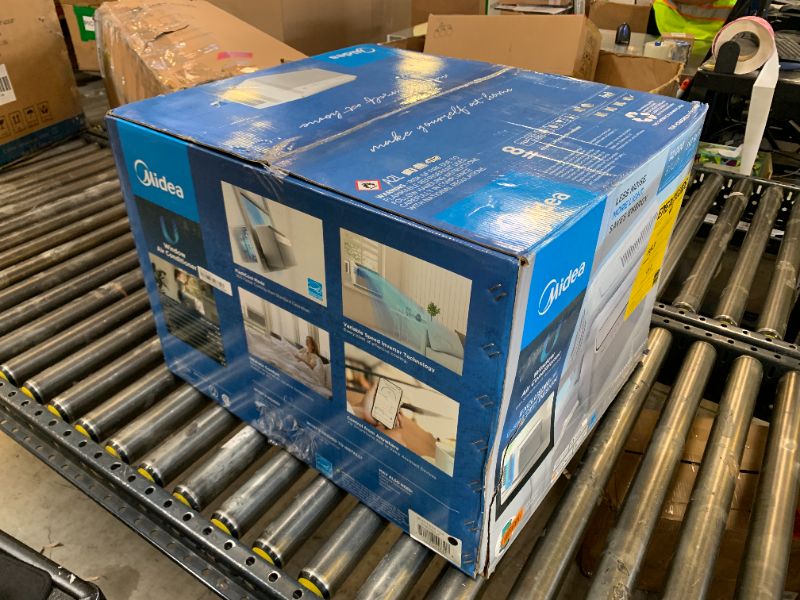 Photo 1 of Midea 12,000 BTU U Shaped Smart Inverter Window Air Conditioner - Cools 550 Sq Ft, Ultra Quiet with Open Window Flexibility - Alexa/Google Assistant Compatible - 35% Energy Savings, Remote (Updated)