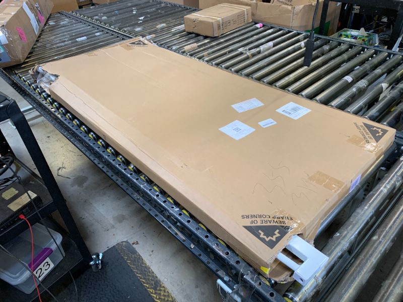 Photo 1 of Lumizone Extra Tall Cat Gate 61.02" High Pressure Mounted Extra Wide 2025 New (17 Sizes) 1.37" Gap No Drilling Auto-Close One-Handed Operation Tall Pet Gate for Dogs(White, 61.02" H x 34.25"-38.38" W)