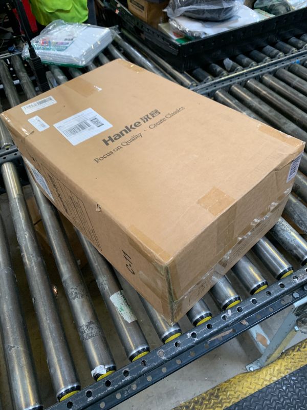 Photo 1 of Hanke 20 Inch Expandable Carry On Luggage with Cup Holder 22x14x9 Airline Approved, Top Opening Hard Shell Suitcases with Wheels, Carry-On Travel Suitcase Trunk Luggage with Lock, Interstellar Blue