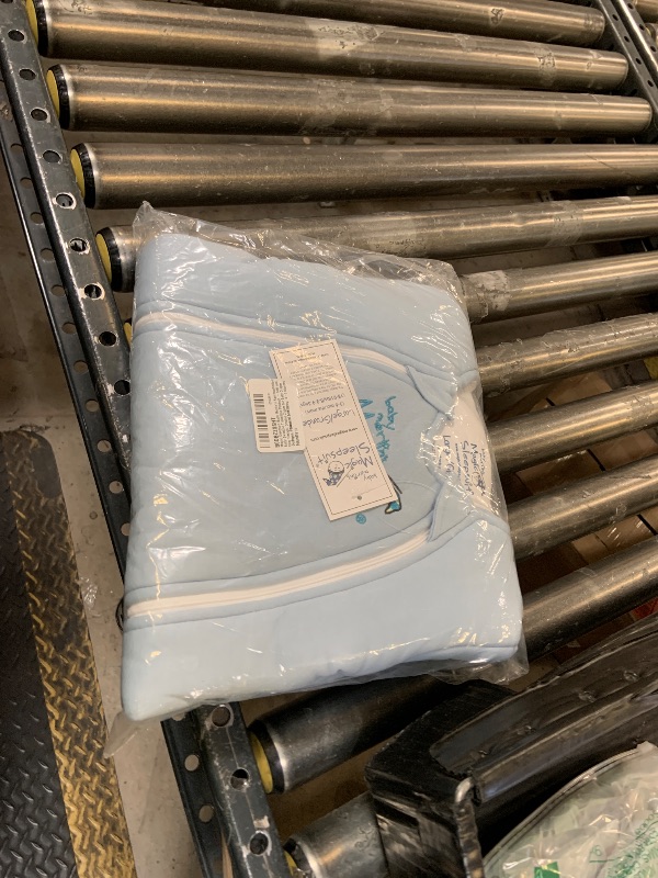 Photo 1 of Magic Sleepsuit Baby Merlin's Bamboo/Cotton Baby Swaddle Transition Product - Soft and Cozy Design, Double Zipper for Easy Diaper Changes, Promotes Safe Sleep, 3-6 Months - Blue - Small 12-18lbs