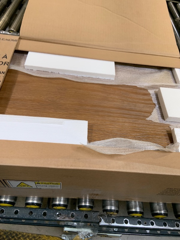 Photo 1 of Plank+Beam 72 Inch Farmhouse Dining Table, Solid Wood Rustic Kitchen Table, Large Wooden Rectangular Dinner Table for Dining Room, Home Office, Living Room Furniture, Easy Assembly, Pecan Wirebrush