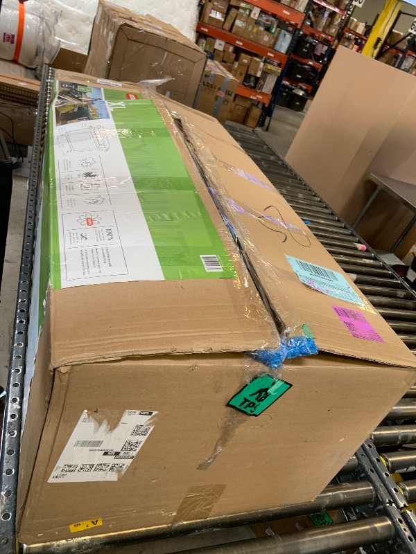 Photo 1 of Keter Unity XL Portable Outdoor Table with Stainless Steel Top for Kitchen Prep and Outdoor Storage Cabinet for Grilling Accessories, Dark Grey