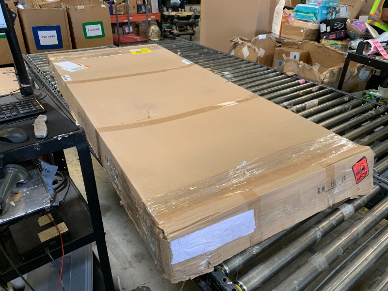 Photo 1 of DreamLine Encore Semi-Frameless Bypass Sliding Shower Door in Satin Black, 56-60 in Width x 76 in Height, 5/16 in. (8mm) Certified Clear Tempered Glass, Smooth Gliding Open and Close. SHDR-1660760-09