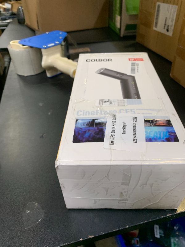 Photo 1 of COLBOR CF5 Portable Fog Machine with Remote Control, 40W Rechargeable Handheld Smoke Machine for Photography/Christmas/Cosplay, Mini Fogger with RGB Lighting & Tyndall Effect (Indoor/Outdoor Use)