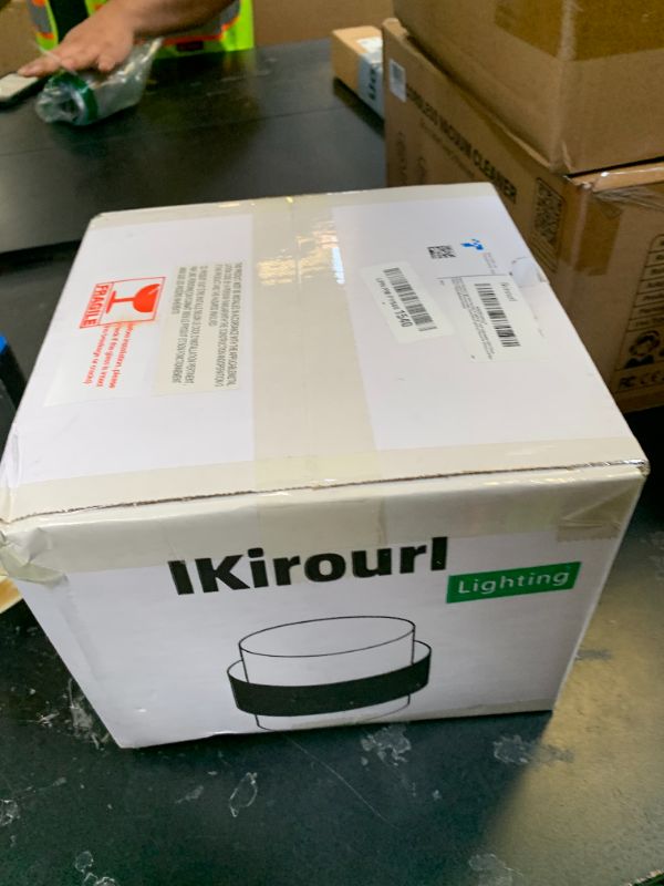 Photo 1 of IkirourI Pendant Lights Kitchen Island Lighting,7 Inch Adjustable Mini Glass Haning Lights for Entrance Aisle Decorative Lighting Fixture for Dining and Bar Table (Brushed Nickel)